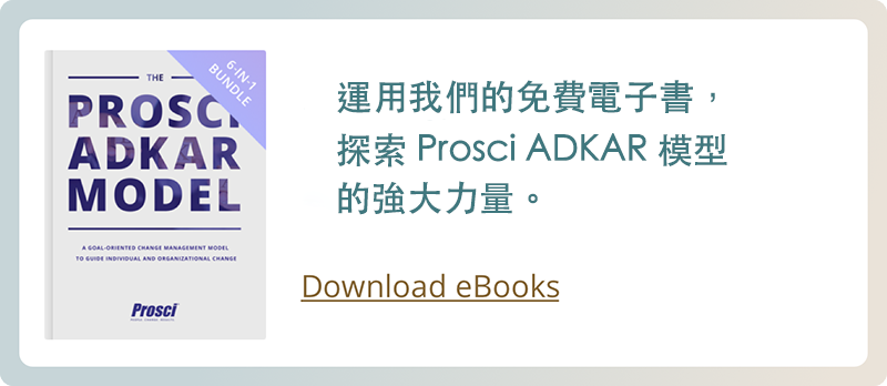 Prosci-ADKAR-電子書-認知-渴望-知識-能力-鞏固